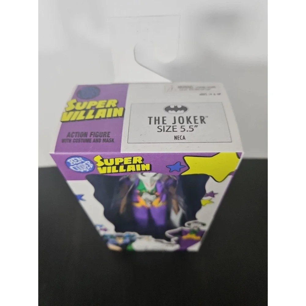 Ben Cooper Super Villain Figure Joker With Costume, Mask, & Bag. 5.5